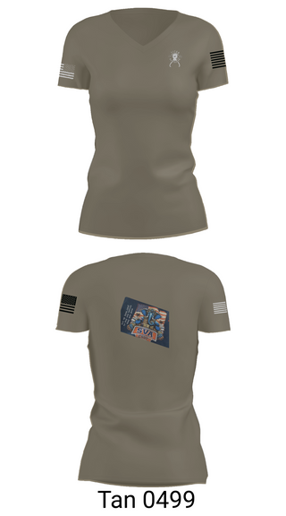 Womens Short Sleeve Vneck Shirt, TITAN BN, Army, Teamtime, Team time, sublimation, custom sports apparel, team uniforms, spirit wear, spiritwear, sports uniforms, custom shirts, team store, custom team store, fundraiser sports, apparel fundraiser