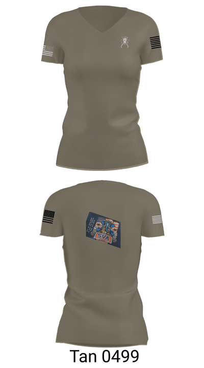 TITAN BN 10830522 Women's Short Sleeve V-neck Shirt - 68
