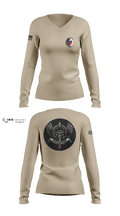 27 SOSFS 26086736 Women's Long Sleeve V-neck Shirt - 6