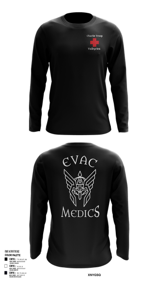Long Sleeve Performance Shirt, Evac PLT, RSS, 2CR, , Teamtime, Team time, sublimation, custom sports apparel, team uniforms, spirit wear, spiritwear, sports uniforms, custom shirts, team store, custom team store, fundraiser sports, apparel fundraiser