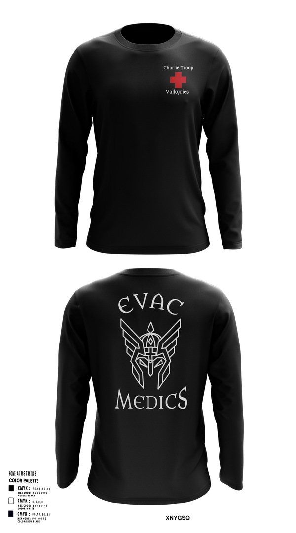 Long Sleeve Performance Shirt, Evac PLT, RSS, 2CR, , Teamtime, Team time, sublimation, custom sports apparel, team uniforms, spirit wear, spiritwear, sports uniforms, custom shirts, team store, custom team store, fundraiser sports, apparel fundraiser