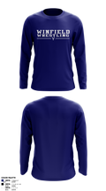 Winfield Youth Wrestling Club 41902136 Long Sleeve Performance Shirt 6