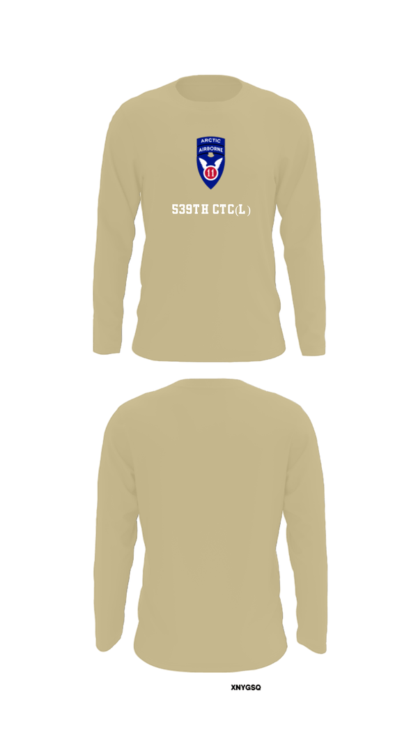 Long Sleeve Performance Shirt, 539th CTC(L), Army, Teamtime, Team time, sublimation, custom sports apparel, team uniforms, spirit wear, spiritwear, sports uniforms, custom shirts, team store, custom team store, fundraiser sports, apparel fundraiser