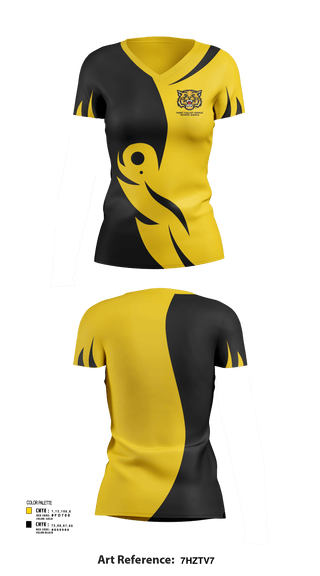 Womens Short Sleeve Vneck Shirt, Paint Valley Middle School Band, Spirit Store, Teamtime, Team time, sublimation, custom sports apparel, team uniforms, spirit wear, spiritwear, sports uniforms, custom shirts, team store, custom team store, fundraiser sports, apparel fundraiser