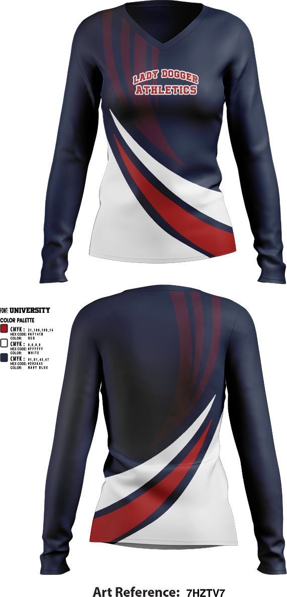 Womens Long Sleeve Vneck Shirt, Lingle-Fort Laramie High School Basketball, Men's Basketball, Teamtime, Team time, sublimation, custom sports apparel, team uniforms, spirit wear, spiritwear, sports uniforms, custom shirts, team store, custom team store, fundraiser sports, apparel fundraiser