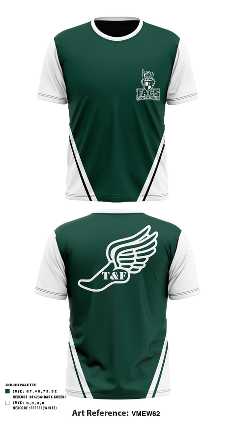 Old School Cotton Feel Shirt, FACS Crusaders, Track & Field, Teamtime, Team time, sublimation, custom sports apparel, team uniforms, spirit wear, spiritwear, sports uniforms, custom shirts, team store, custom team store, fundraiser sports, apparel fundraiser