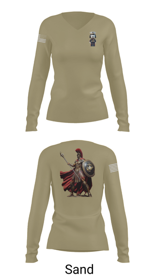 Womens Long Sleeve Vneck Shirt, 2nd Recon, , Teamtime, Team time, sublimation, custom sports apparel, team uniforms, spirit wear, spiritwear, sports uniforms, custom shirts, team store, custom team store, fundraiser sports, apparel fundraiser