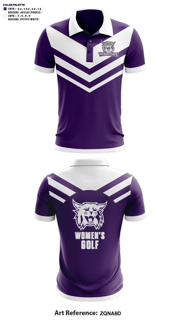Short Sleeve Performance Polo, Weber State University Golf, Golf, Teamtime, Team time, sublimation, custom sports apparel, team uniforms, spirit wear, spiritwear, sports uniforms, custom shirts, team store, custom team store, fundraiser sports, apparel fundraiser