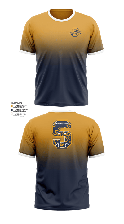 Sunnyside High School Basketball 71985518 Short Sleeve Performance Shirt - 1
