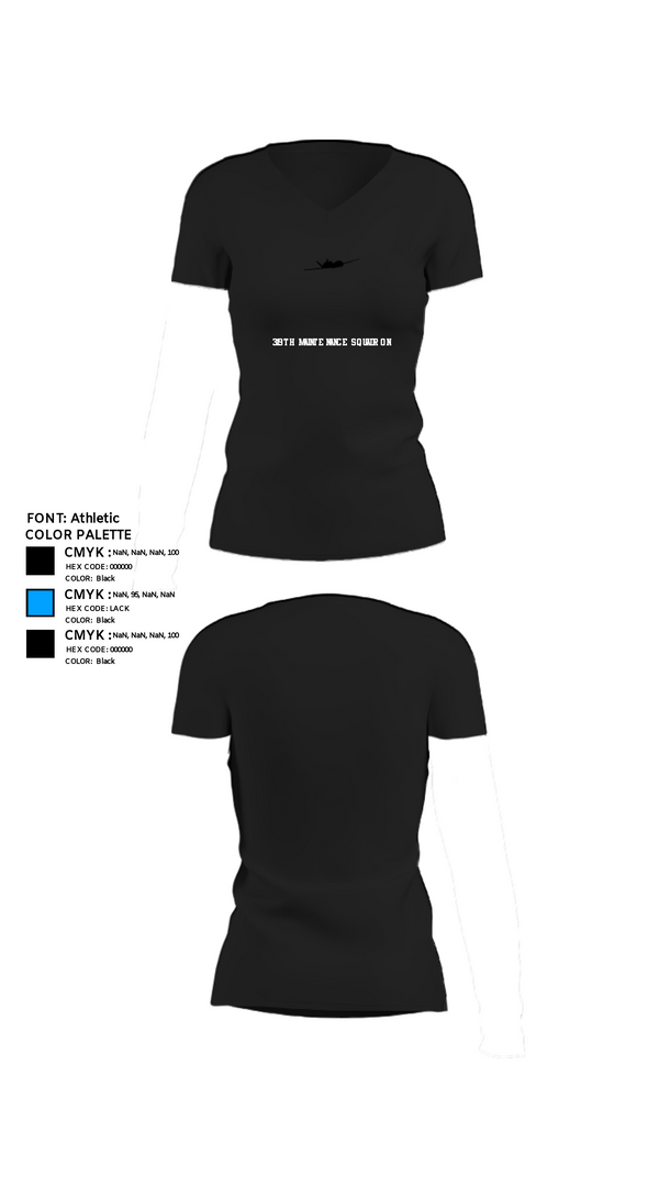 Women's Short Sleeve Vneck Shirt, 319th Maintenance Squadron, Air Force, Teamtime, Team time, sublimation, custom sports apparel, team uniforms, spirit wear, spiritwear, sports uniforms, custom shirts, team store, custom team store, fundraiser sports, apparel fundraiser