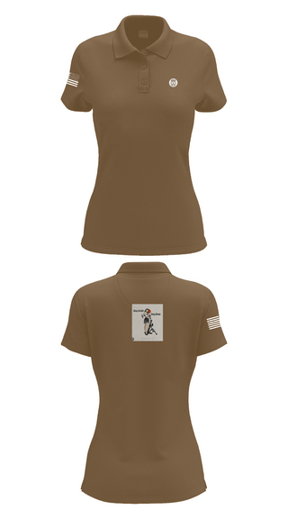 Womens Short Sleeve Performance Polo, a-co 2-2in 3/10, Army, Teamtime, Team time, sublimation, custom sports apparel, team uniforms, spirit wear, spiritwear, sports uniforms, custom shirts, team store, custom team store, fundraiser sports, apparel fundraiser