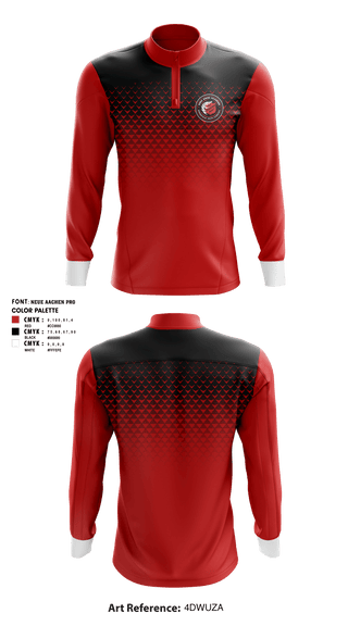 Quarter Zip Jacket, Kroc Swim Academy, Swimming, Teamtime, Team time, sublimation, custom sports apparel, team uniforms, spirit wear, spiritwear, sports uniforms, custom shirts, team store, custom team store, fundraiser sports, apparel fundraiser