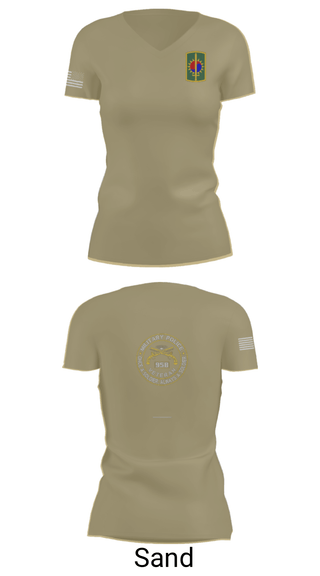 Women's Short Sleeve Vneck Shirt, 142ND MILITARY POLICE, Army, Teamtime, Team time, sublimation, custom sports apparel, team uniforms, spirit wear, spiritwear, sports uniforms, custom shirts, team store, custom team store, fundraiser sports, apparel fundraiser