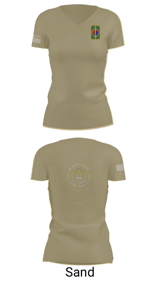 Women's Short Sleeve Vneck Shirt, 142ND MILITARY POLICE, Army, Teamtime, Team time, sublimation, custom sports apparel, team uniforms, spirit wear, spiritwear, sports uniforms, custom shirts, team store, custom team store, fundraiser sports, apparel fundraiser
