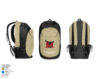 Gear Bag, Moore Catholic High School Soccer, Women's Soccer, Teamtime, Team time, sublimation, custom sports apparel, team uniforms, spirit wear, spiritwear, sports uniforms, custom shirts, team store, custom team store, fundraiser sports, apparel fundraiser