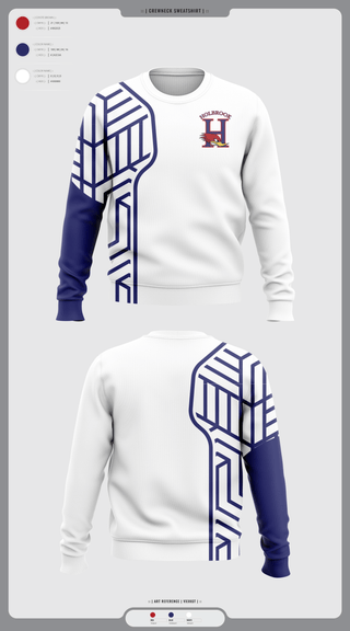 Crew Neck Sweatshirt, Holbrook High School Wrestling, Wrestling, Teamtime, Team time, sublimation, custom sports apparel, team uniforms, spirit wear, spiritwear, sports uniforms, custom shirts, team store, custom team store, fundraiser sports, apparel fundraiser