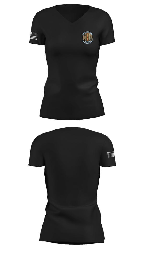 Women's Short Sleeve Vneck Shirt, A Co.2-10 AHB, , Teamtime, Team time, sublimation, custom sports apparel, team uniforms, spirit wear, spiritwear, sports uniforms, custom shirts, team store, custom team store, fundraiser sports, apparel fundraiser