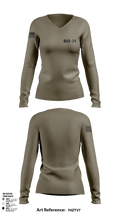 U43-24 64979853 Women's Long Sleeve V-neck Shirt - 104