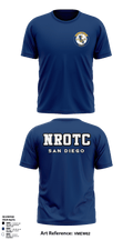 NROTC San Diego' 81589608 Short Sleeve  Cotton Feel Shirt - 3