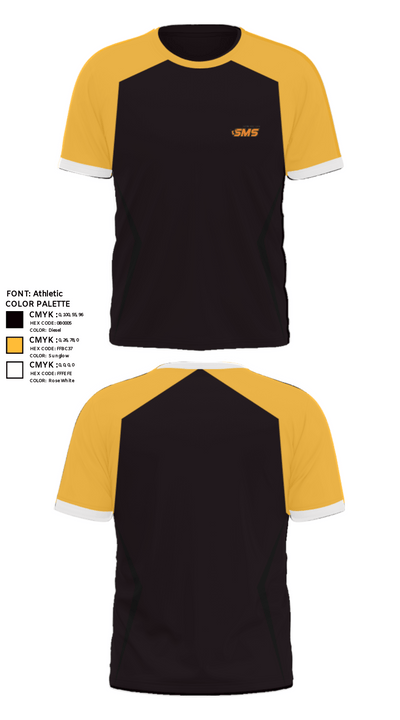 Stafford Middle School 64252952 Short Sleeve Performance Shirt - 36