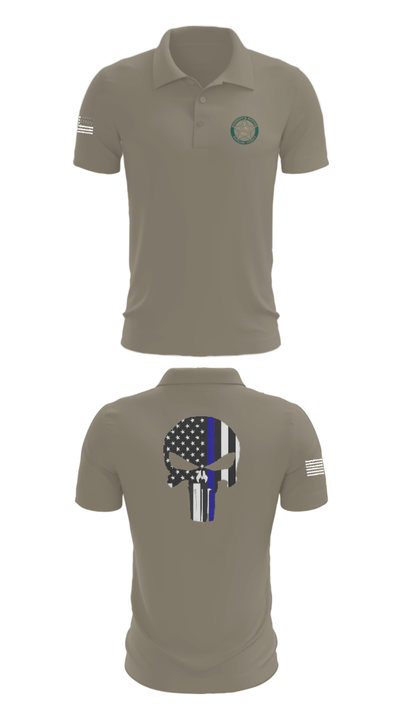 BROWARD SHERIFF EXPLORERS 82961941 Short Sleeve Performance Polo - 64