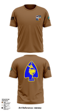 56th  Company 3rd Platoon 50905982 Old School Cotton Feel Shirt - 1