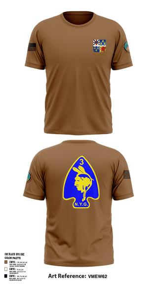 Old School Cotton Feel Shirt, 56th  Company 3rd Platoon, National Guard, Teamtime, Team time, sublimation, custom sports apparel, team uniforms, spirit wear, spiritwear, sports uniforms, custom shirts, team store, custom team store, fundraiser sports, apparel fundraiser