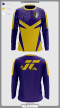 Jacksonville College Cross Country 48639105 Long Sleeve Performance Shirt - 4