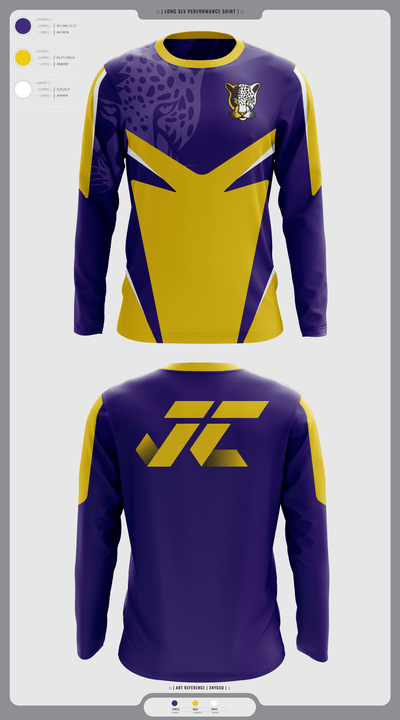 Jacksonville College Cross Country 48639105 Long Sleeve Performance Shirt - 4