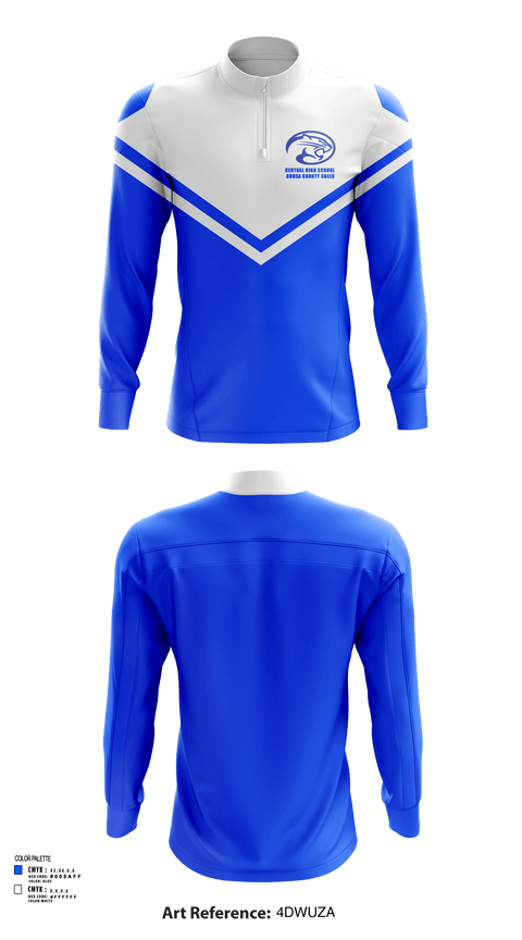 Quarter Zip Jacket, Central High School Coosa County Cheer, Cheer, Teamtime, Team time, sublimation, custom sports apparel, team uniforms, spirit wear, spiritwear, sports uniforms, custom shirts, team store, custom team store, fundraiser sports, apparel fundraiser