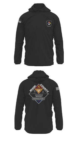 Windbreaker, Miami County Hazmat, , Teamtime, Team time, sublimation, custom sports apparel, team uniforms, spirit wear, spiritwear, sports uniforms, custom shirts, team store, custom team store, fundraiser sports, apparel fundraiser