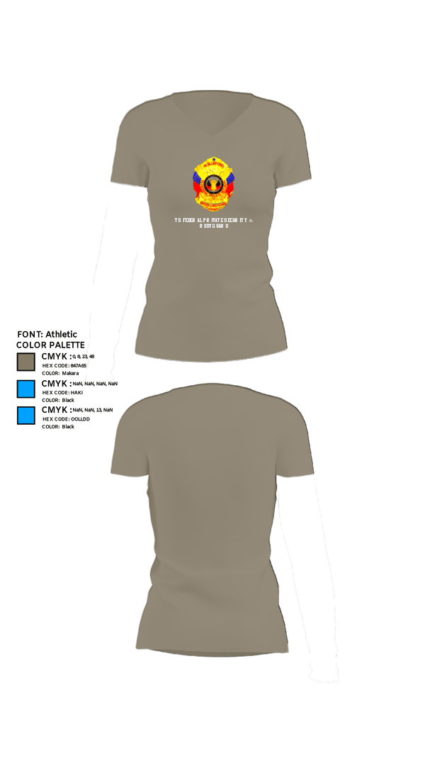 Women's Short Sleeve Vneck Shirt, TS FEDERAL PRIVATE SECURITY & BODYGUARD, Police, Teamtime, Team time, sublimation, custom sports apparel, team uniforms, spirit wear, spiritwear, sports uniforms, custom shirts, team store, custom team store, fundraiser sports, apparel fundraiser