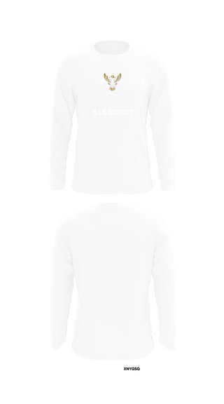 Long Sleeve Performance Shirt, S.A.S.Security, , Teamtime, Team time, sublimation, custom sports apparel, team uniforms, spirit wear, spiritwear, sports uniforms, custom shirts, team store, custom team store, fundraiser sports, apparel fundraiser