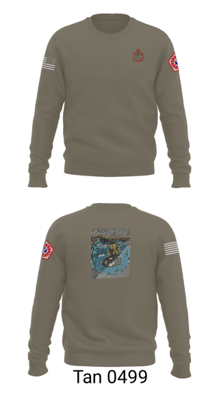Crew Neck Sweatshirt, 34th DSB, Army, Teamtime, Team time, sublimation, custom sports apparel, team uniforms, spirit wear, spiritwear, sports uniforms, custom shirts, team store, custom team store, fundraiser sports, apparel fundraiser