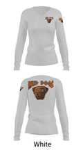 Mud dogs 80113127 Women's Long Sleeve V-neck Shirt - 9