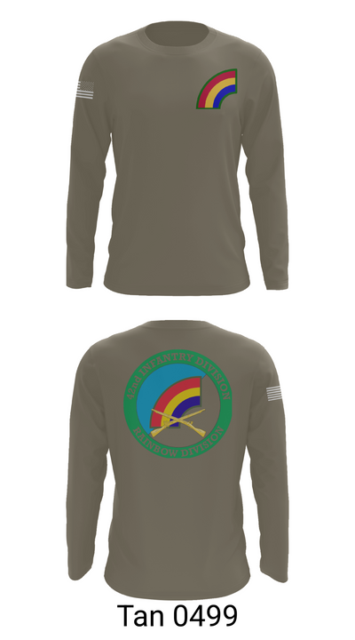 42nd ID 48314623 Long Sleeve Performance Shirt 66