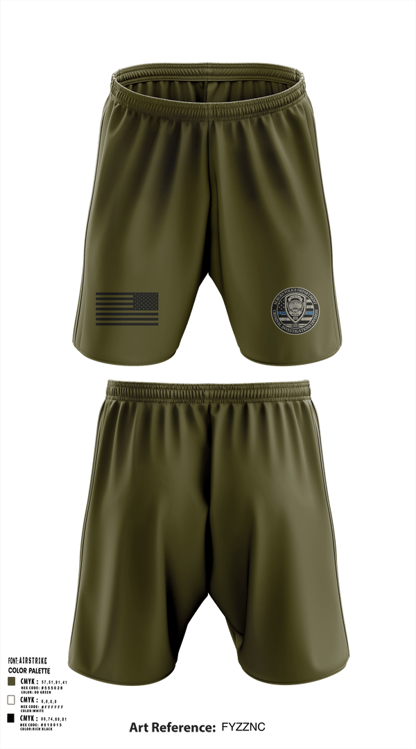 Athletic Shorts With Pockets, CID, Police, Teamtime, Team time, sublimation, custom sports apparel, team uniforms, spirit wear, spiritwear, sports uniforms, custom shirts, team store, custom team store, fundraiser sports, apparel fundraiser