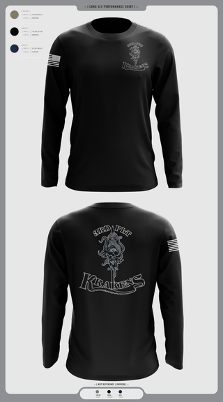 Long Sleeve Performance Shirt, 3RD PLT95TH CBRN3rd plt, Army, Teamtime, Team time, sublimation, custom sports apparel, team uniforms, spirit wear, spiritwear, sports uniforms, custom shirts, team store, custom team store, fundraiser sports, apparel fundraiser