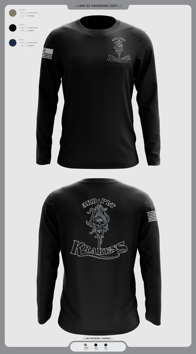 3RD PLT95TH CBRN 57596353 Long Sleeve Performance Shirt - 2