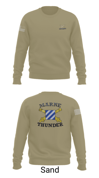 Crew Neck Sweatshirt, 3ID divarty3ID DIVARTY, Army, Teamtime, Team time, sublimation, custom sports apparel, team uniforms, spirit wear, spiritwear, sports uniforms, custom shirts, team store, custom team store, fundraiser sports, apparel fundraiser