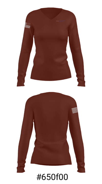 Phoenix Steppers 55982586 Women's Long Sleeve V-neck Shirt - 20