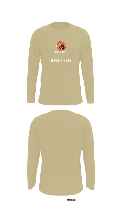 D FST 8-1 CAV 24153334 Long Sleeve Performance Shirt - 92
