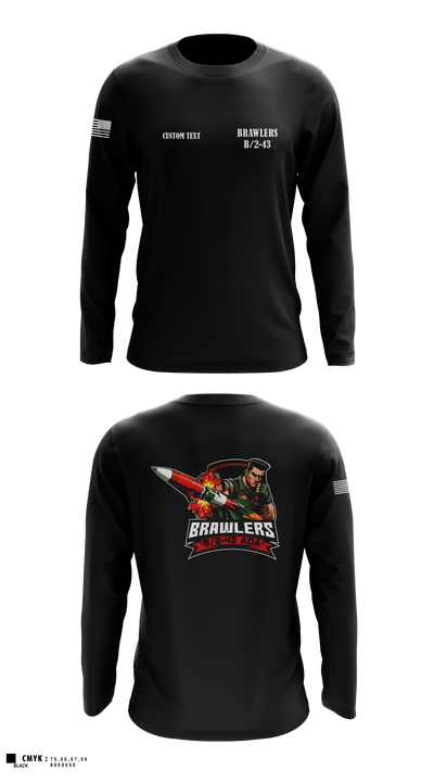 Brawlers 43013823 Long Sleeve Performance Shirt 2