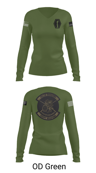 Womens Long Sleeve Vneck Shirt, 100th Battalion 442nd Infantry Delta dragons, Army, Teamtime, Team time, sublimation, custom sports apparel, team uniforms, spirit wear, spiritwear, sports uniforms, custom shirts, team store, custom team store, fundraiser sports, apparel fundraiser