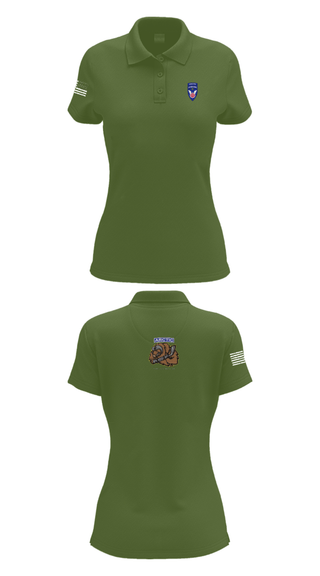 Women's Short Sleeve Performance Polo, 539th CTC(L), Army, Teamtime, Team time, sublimation, custom sports apparel, team uniforms, spirit wear, spiritwear, sports uniforms, custom shirts, team store, custom team store, fundraiser sports, apparel fundraiser
