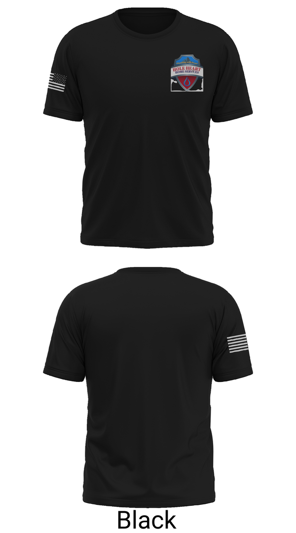 Old School Cotton Feel Shirt, Hole Heart Home Services, , Teamtime, Team time, sublimation, custom sports apparel, team uniforms, spirit wear, spiritwear, sports uniforms, custom shirts, team store, custom team store, fundraiser sports, apparel fundraiser