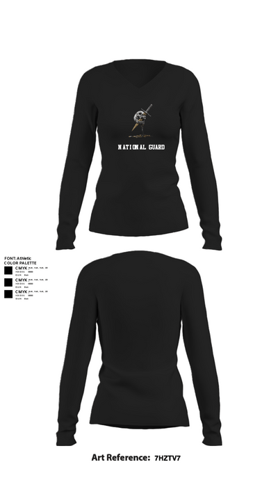 B Btry 2142 12534556 Women's Long Sleeve V-neck Shirt - 21