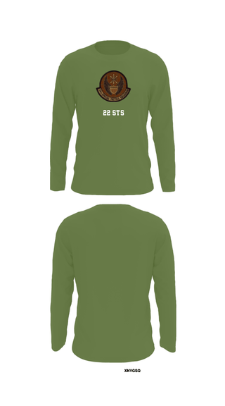 Long Sleeve Performance Shirt, 22 STS, Air Force, Teamtime, Team time, sublimation, custom sports apparel, team uniforms, spirit wear, spiritwear, sports uniforms, custom shirts, team store, custom team store, fundraiser sports, apparel fundraiser