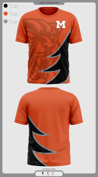 Short Sleeve Performance Shirt, Milton Area Black Panthers, , Teamtime, Team time, sublimation, custom sports apparel, team uniforms, spirit wear, spiritwear, sports uniforms, custom shirts, team store, custom team store, fundraiser sports, apparel fundraiser