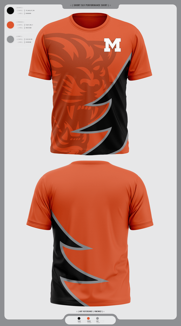 Short Sleeve Performance Shirt, Milton Area Black Panthers, , Teamtime, Team time, sublimation, custom sports apparel, team uniforms, spirit wear, spiritwear, sports uniforms, custom shirts, team store, custom team store, fundraiser sports, apparel fundraiser